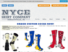 Tablet Screenshot of nyceshirt.com